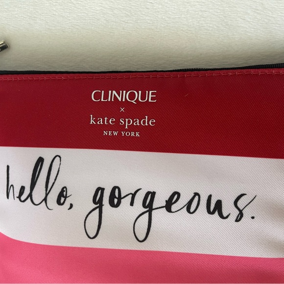 Clinique x Kate Spade ♠️ cosmetics bag - Picture 2 of 6
